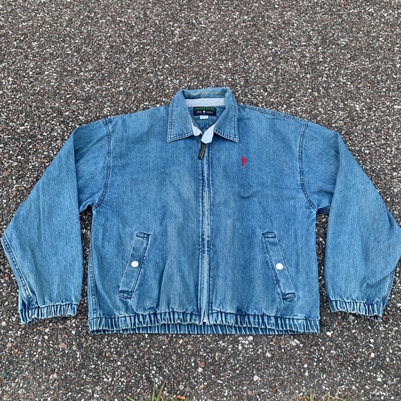 Men's Eagles Ridge Full Zip Denim Jean Jacket S - Picture 2 of 7